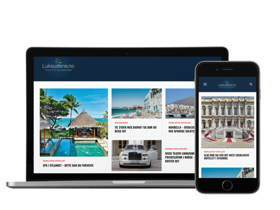 eksempel på nettside til kr 25-50000